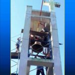 Đoàn CTXH Nghĩa Sinh giúp bộ chuông 50 triệu cho một xứ đạo nghèo tại cồn Mỹ Phước (tỉnh Sóc Trăng)