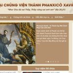 Đại Chủng viện Thánh Phanxicô Xaviê ra mắt Website mới
