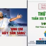 GPVO – Thánh lễ trực tuyến ngày 26-8-2021: Thứ Năm tuần XXI thường niên, lúc 19g30