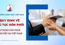 Quy định về thủ tục hôn phối áp dụng cho toàn Giáo Hội tại Việt Nam