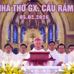 Thánh lễ đặt viên đá góc xây dựng nhà thờ Giáo xứ Cầu Rầm